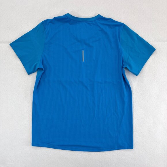 THE NORTH FACE Mens Medium True Run Short Sleeve Panel Running Shirt Blue 2021 - Picture 7 of 16